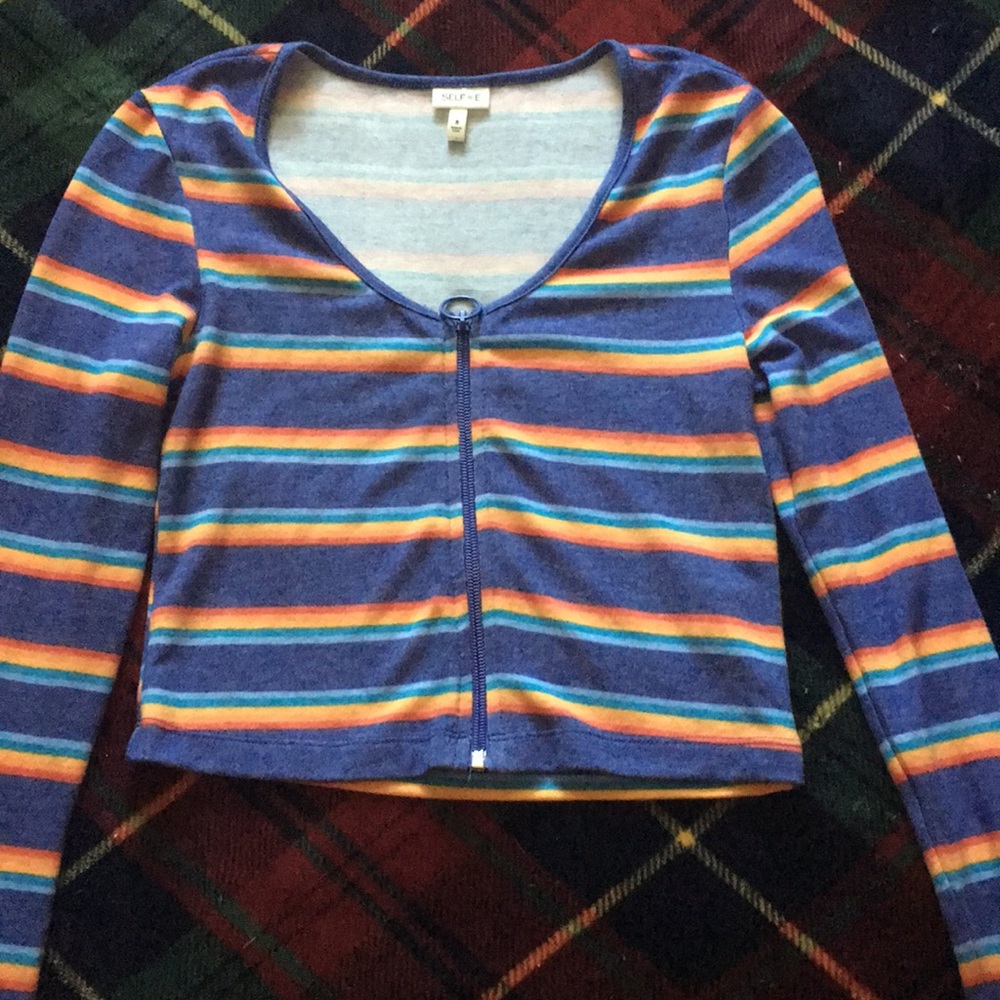 Rainbow jacket/croptop